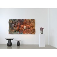 <a href="https://www.galeriegosserez.com/artistes/clegg-shannon.html">Shannon Clegg</a> - "Flora" - Large Ruby Sculpture